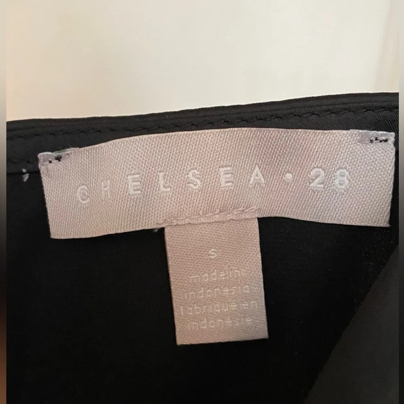 NWT Chelsea 28 Black Button-Up Satin Slipdress Size Small - Picture 7 of 12